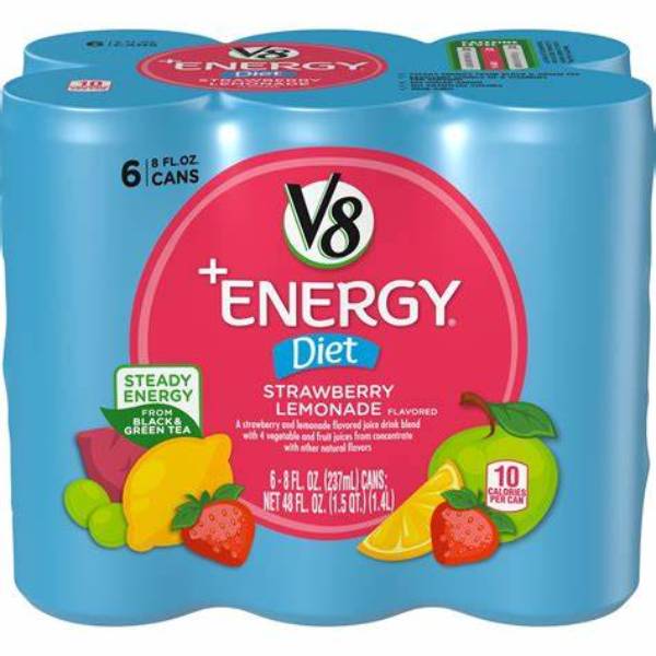 are v8 energy drinks healthy